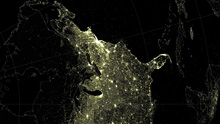 English - Lambert Azimuthal Equal-Area Projection