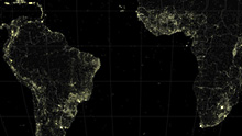 English - Loximuthal Projection (equidistant)